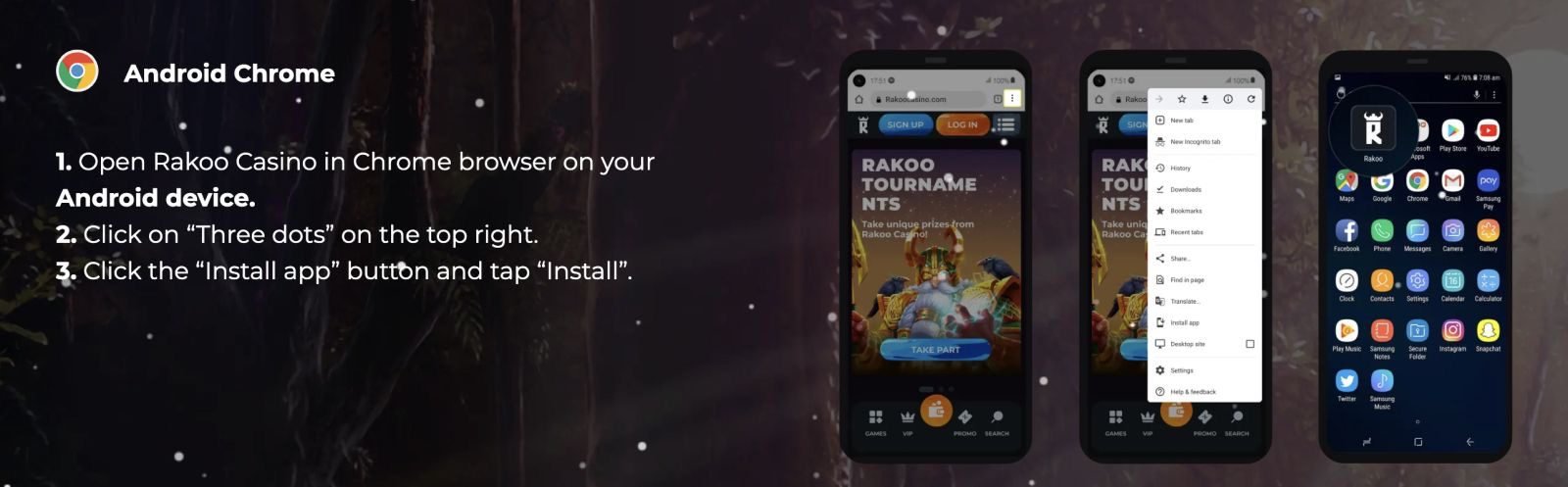 rakoo casino app