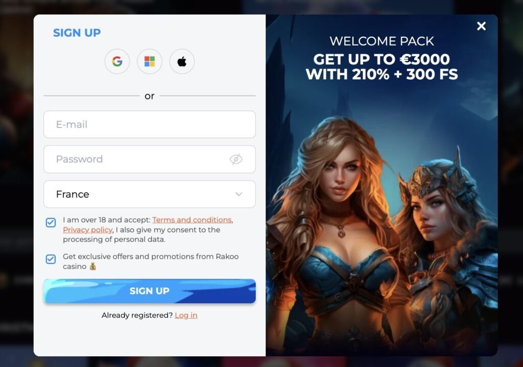 rakoo casino inloggen