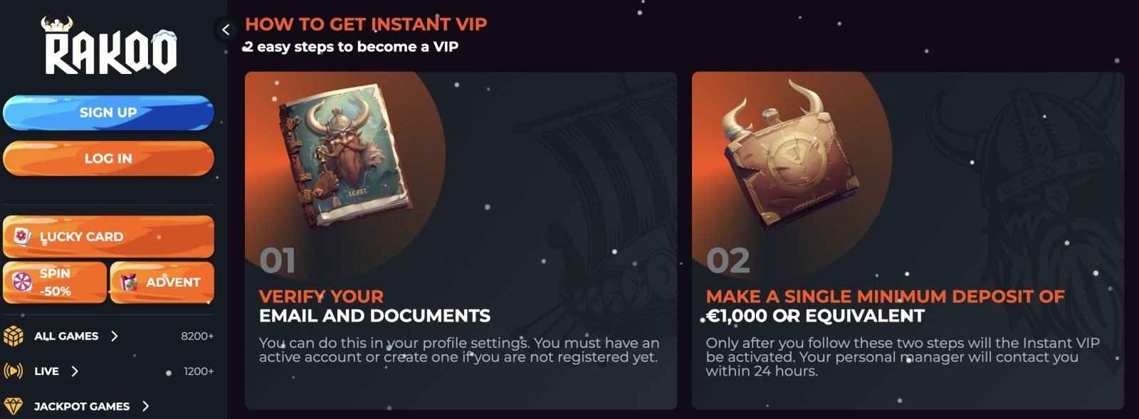 rakoo casino bonussen