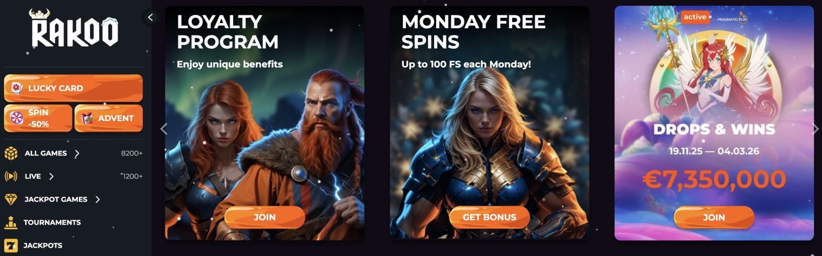 rakoo casino bonus